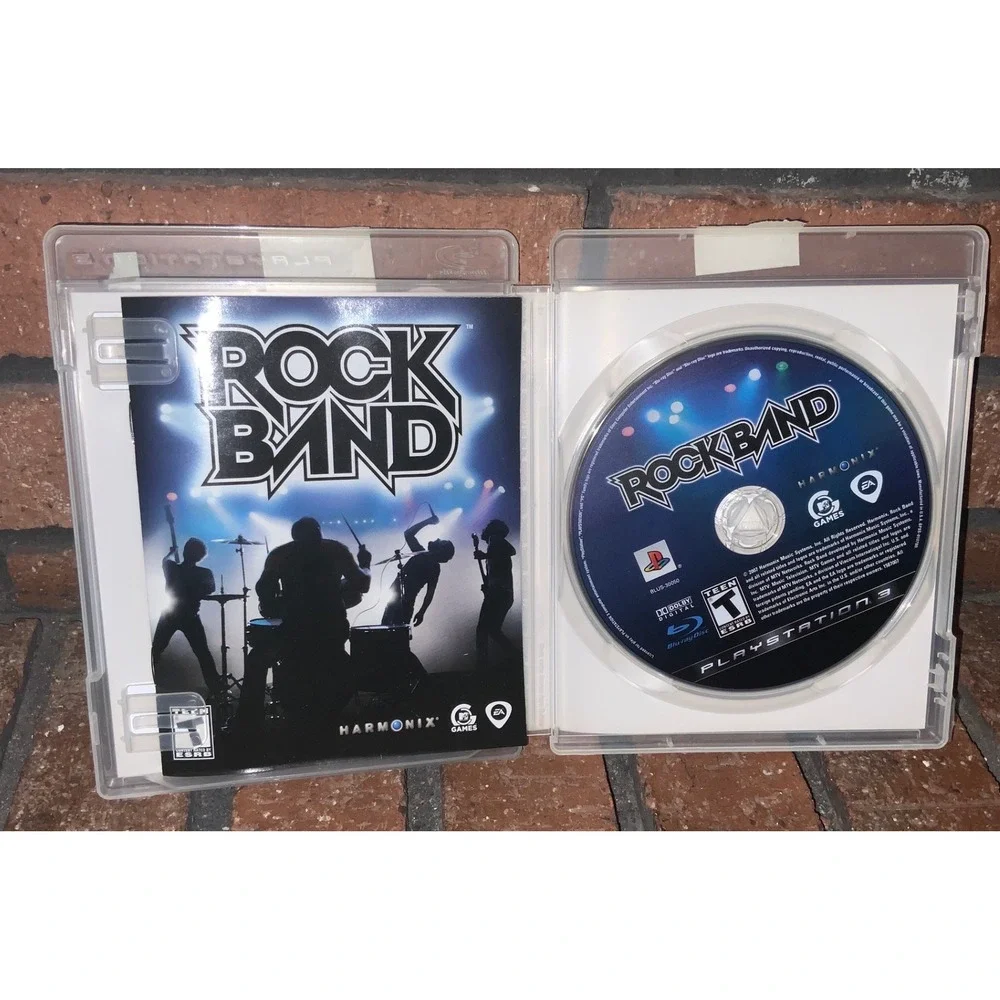 Rock Band Sony PlayStation 3 PS3 2007 Music Rhythm Game CIB Complete w/ Manual